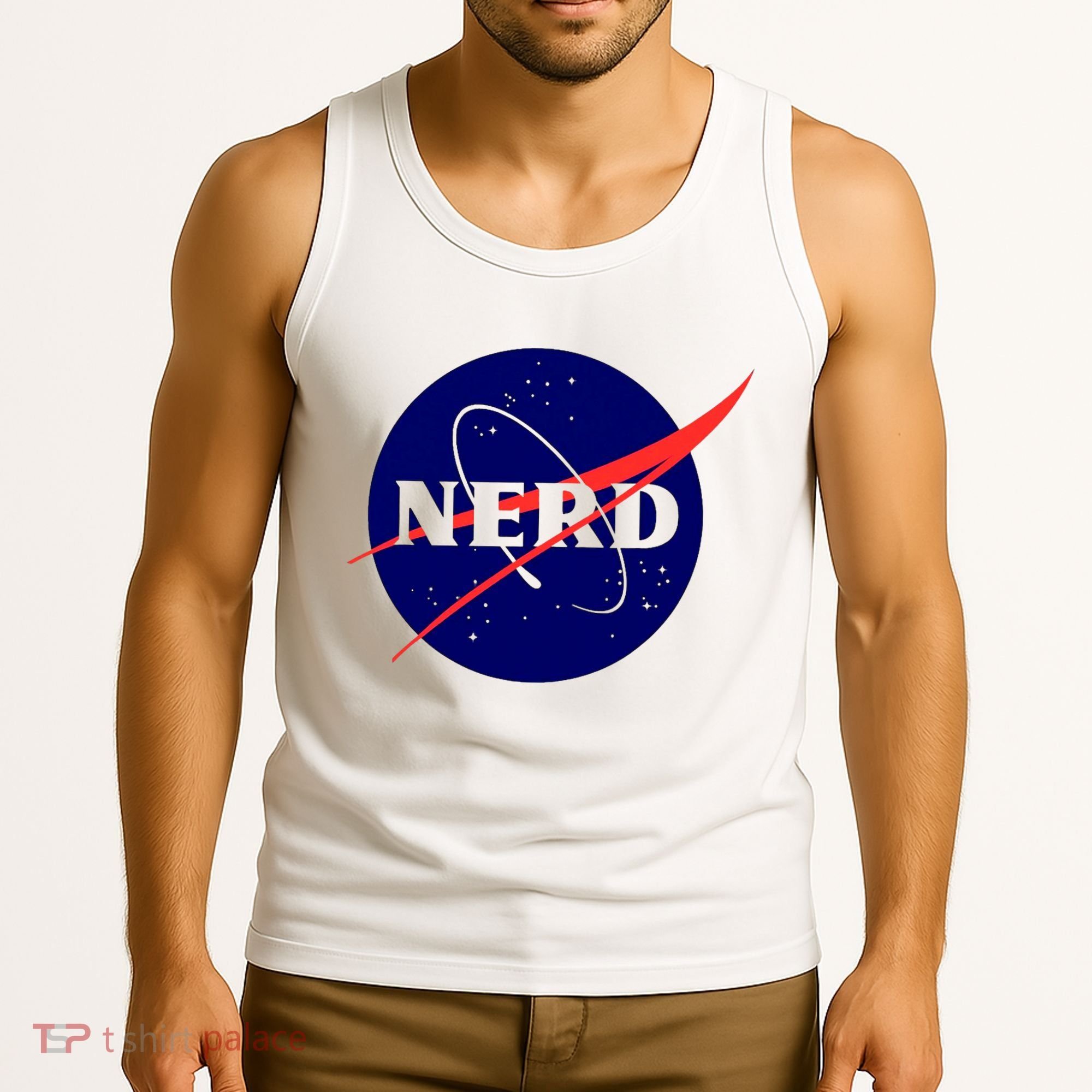 Funny Science Nerds Astronaut Astronomy Space Planets Galaxy Tank Top