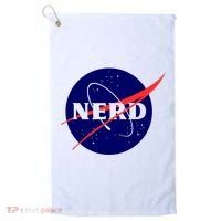 Funny Science Nerds Astronaut Astronomy Space Planets Galaxy Golf Towel thumb 0