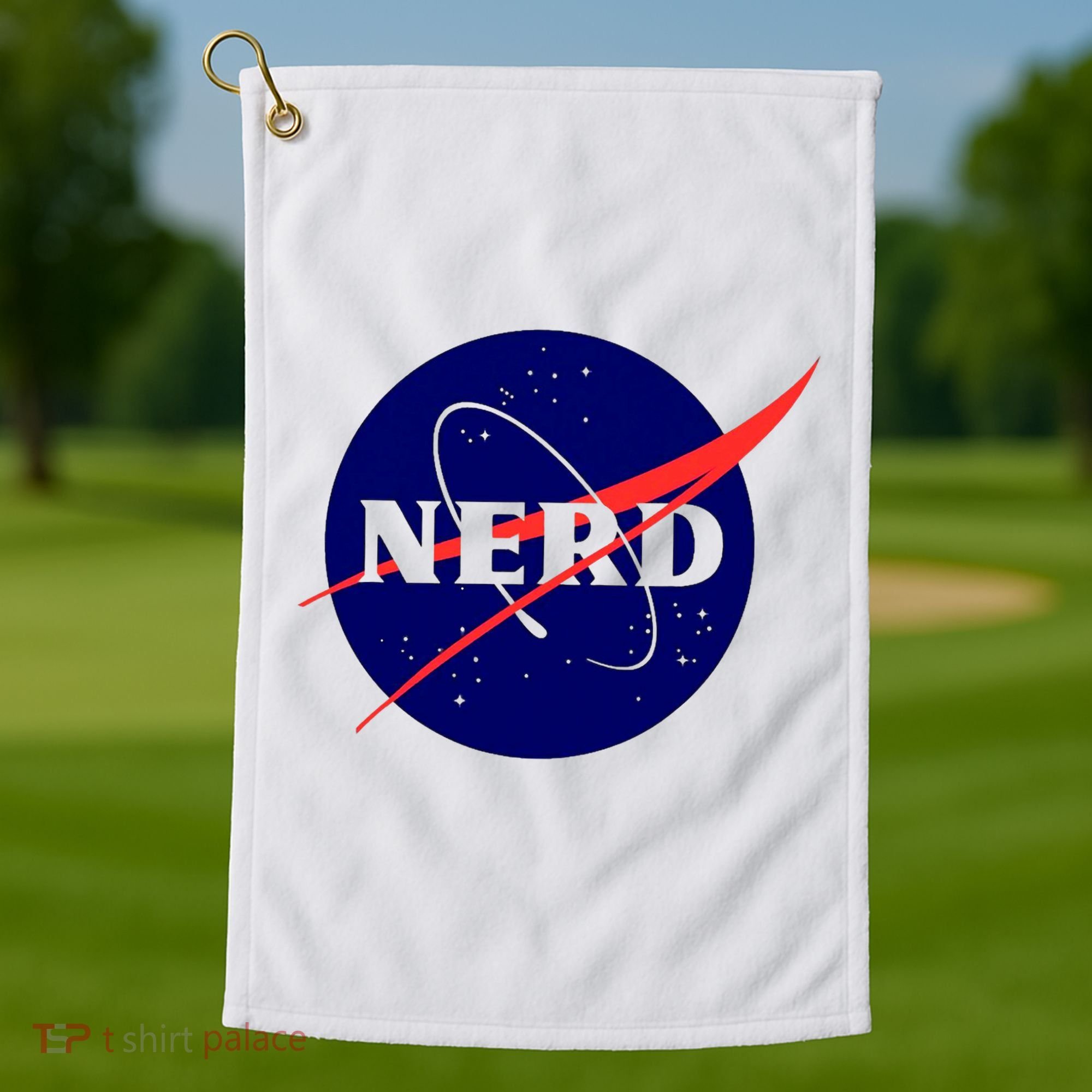 Funny Science Nerds Astronaut Astronomy Space Planets Galaxy Golf Towel