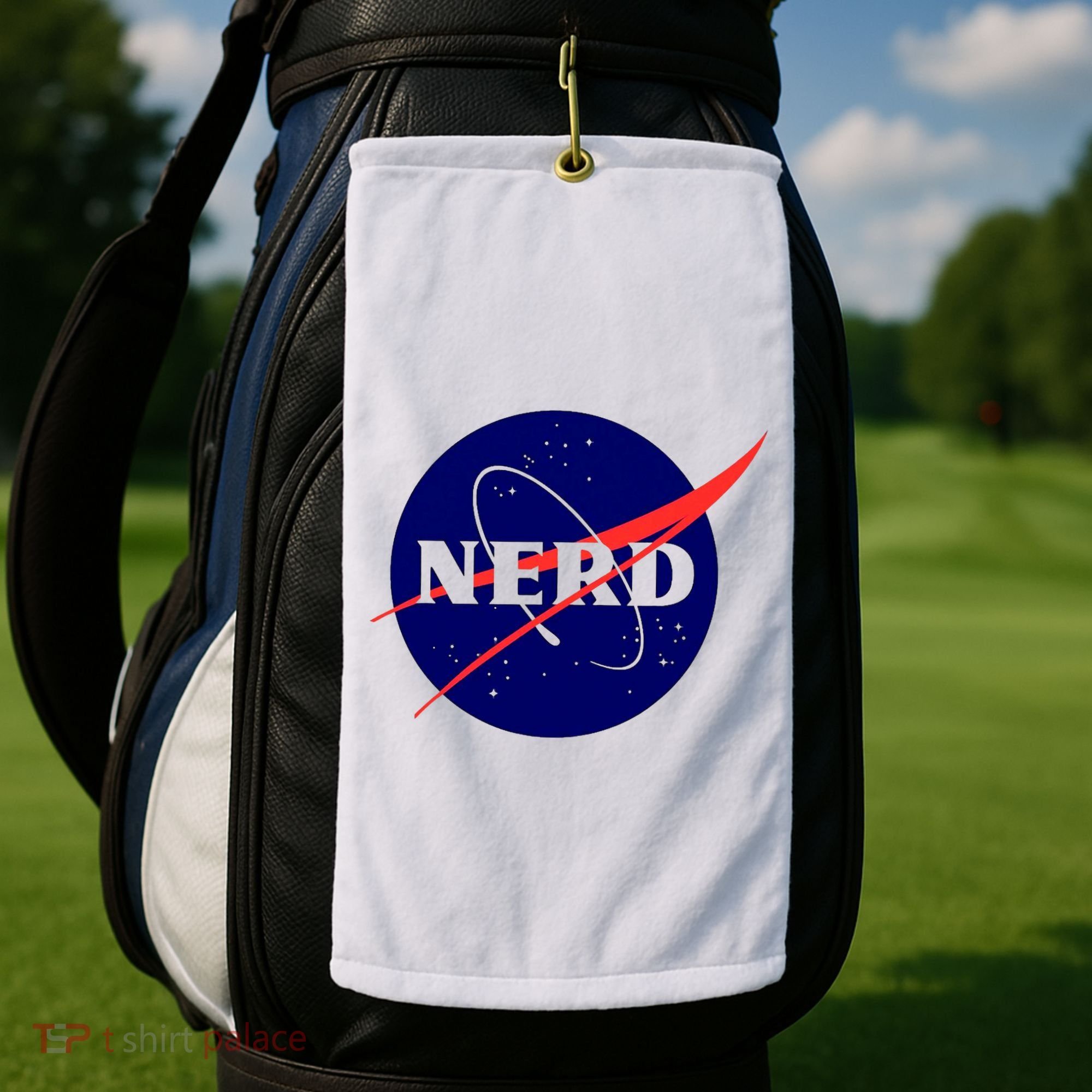 Funny Science Nerds Astronaut Astronomy Space Planets Galaxy Golf Towel