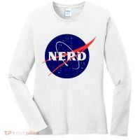 Funny Science Nerds Astronaut Astronomy Space Planets Galaxy Women's Long Sleeve Shirt thumb 0