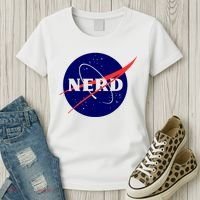 Funny Science Nerds Astronaut Astronomy Space Planets Galaxy Women's T-Shirt thumb 3