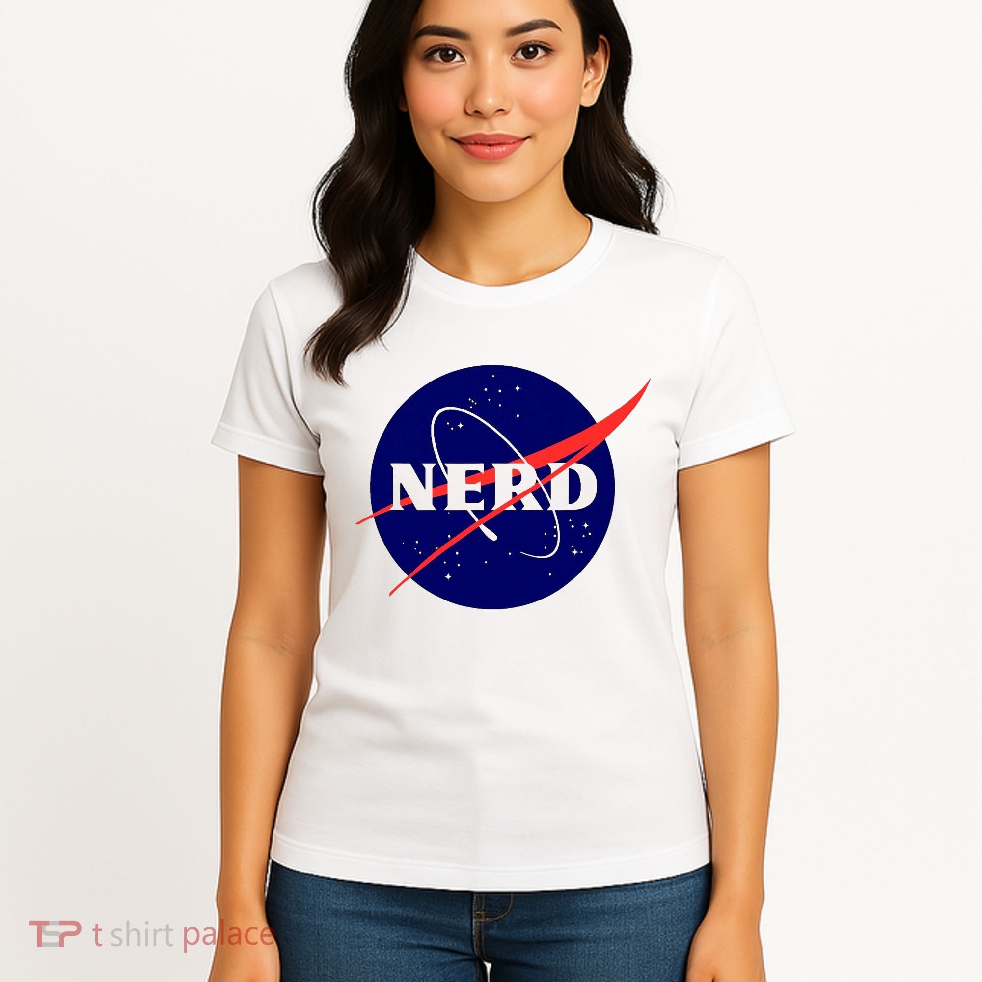 Funny Science Nerds Astronaut Astronomy Space Planets Galaxy Women's T-Shirt