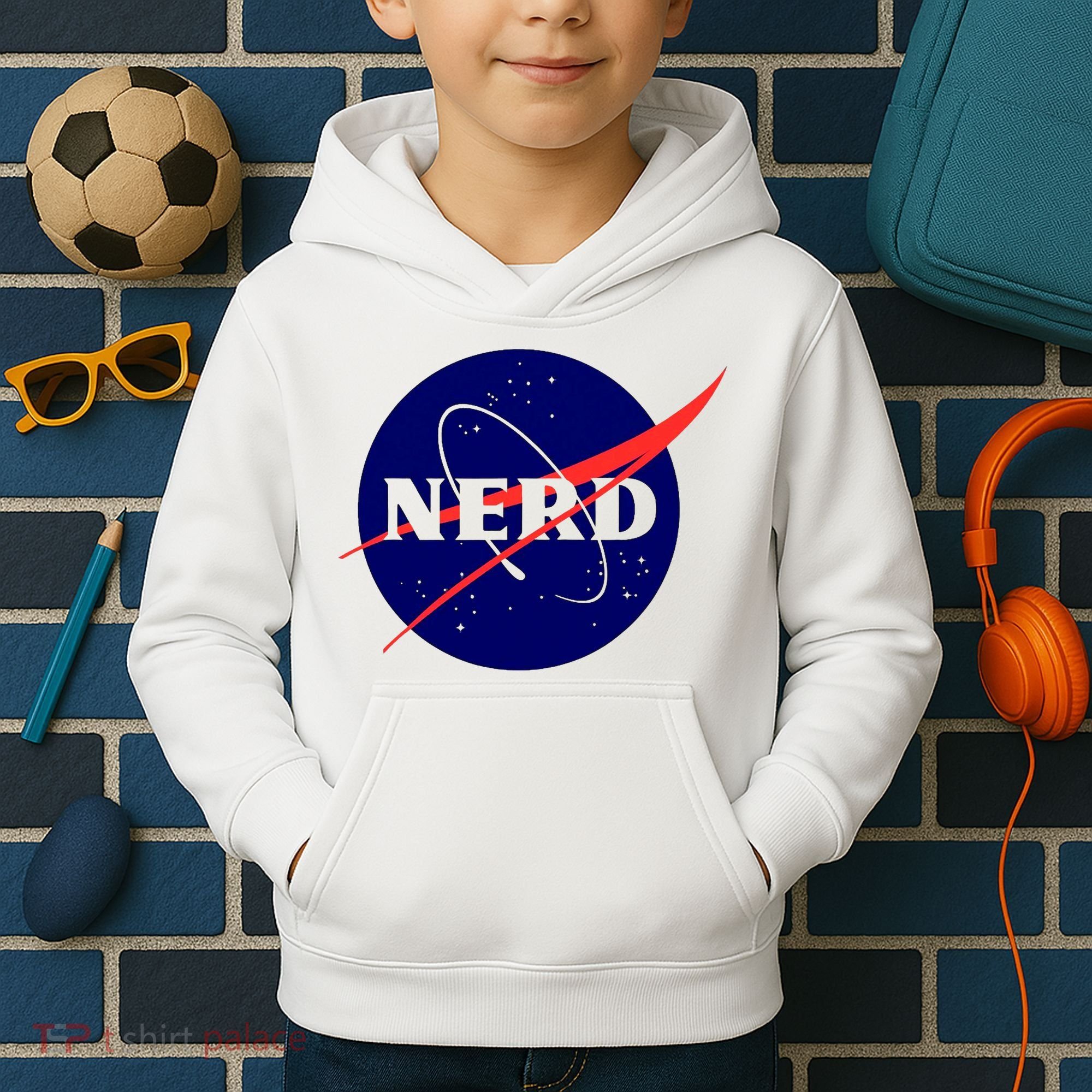 Funny Science Nerds Astronaut Astronomy Space Planets Galaxy Kids Hoodie