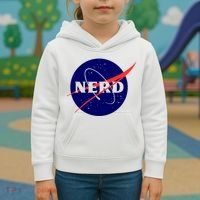 Funny Science Nerds Astronaut Astronomy Space Planets Galaxy Kids Hoodie thumb 3