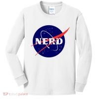 Funny Science Nerds Astronaut Astronomy Space Planets Galaxy Kids Long Sleeve Shirt thumb 0
