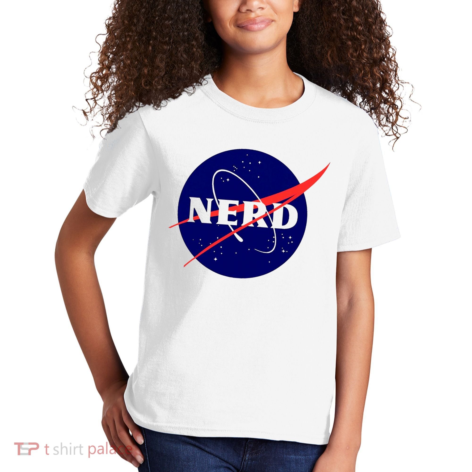 Funny Science Nerds Astronaut Astronomy Space Planets Galaxy Kids T-Shirt