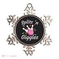 Funny Splits 'N Giggles Bowling Team Bowler Sports Player Ornament thumb 0