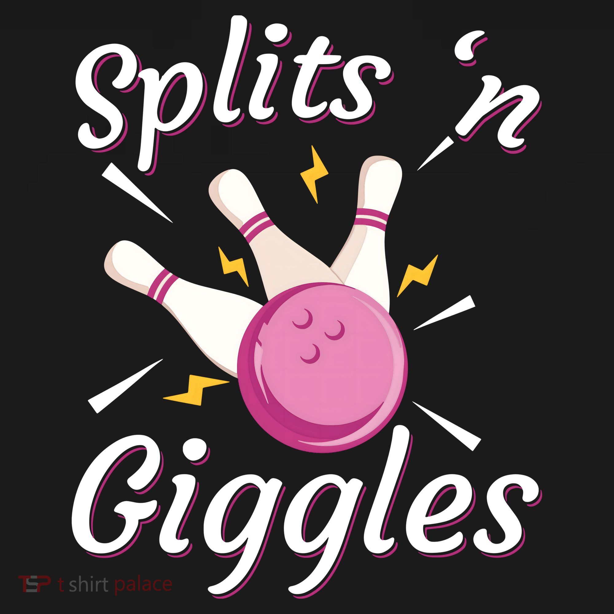 Funny Splits 'N Giggles Bowling Team Bowler Sports Player Ornament
