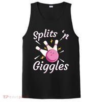 Funny Splits 'N Giggles Bowling Team Bowler Sports Player PosiCharge Competitor Tank thumb 0