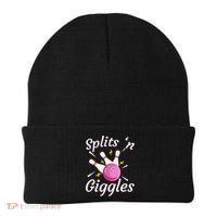 Funny Splits N Giggles Bowling Team Bowler Sports Player Beanie thumb 0