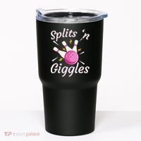 Funny Splits N Giggles Bowling Team Bowler Sports Player Tumbler thumb 0