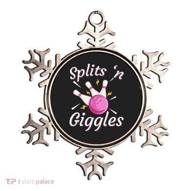 Funny Splits N Giggles Bowling Team Bowler Sports Player Ornament
