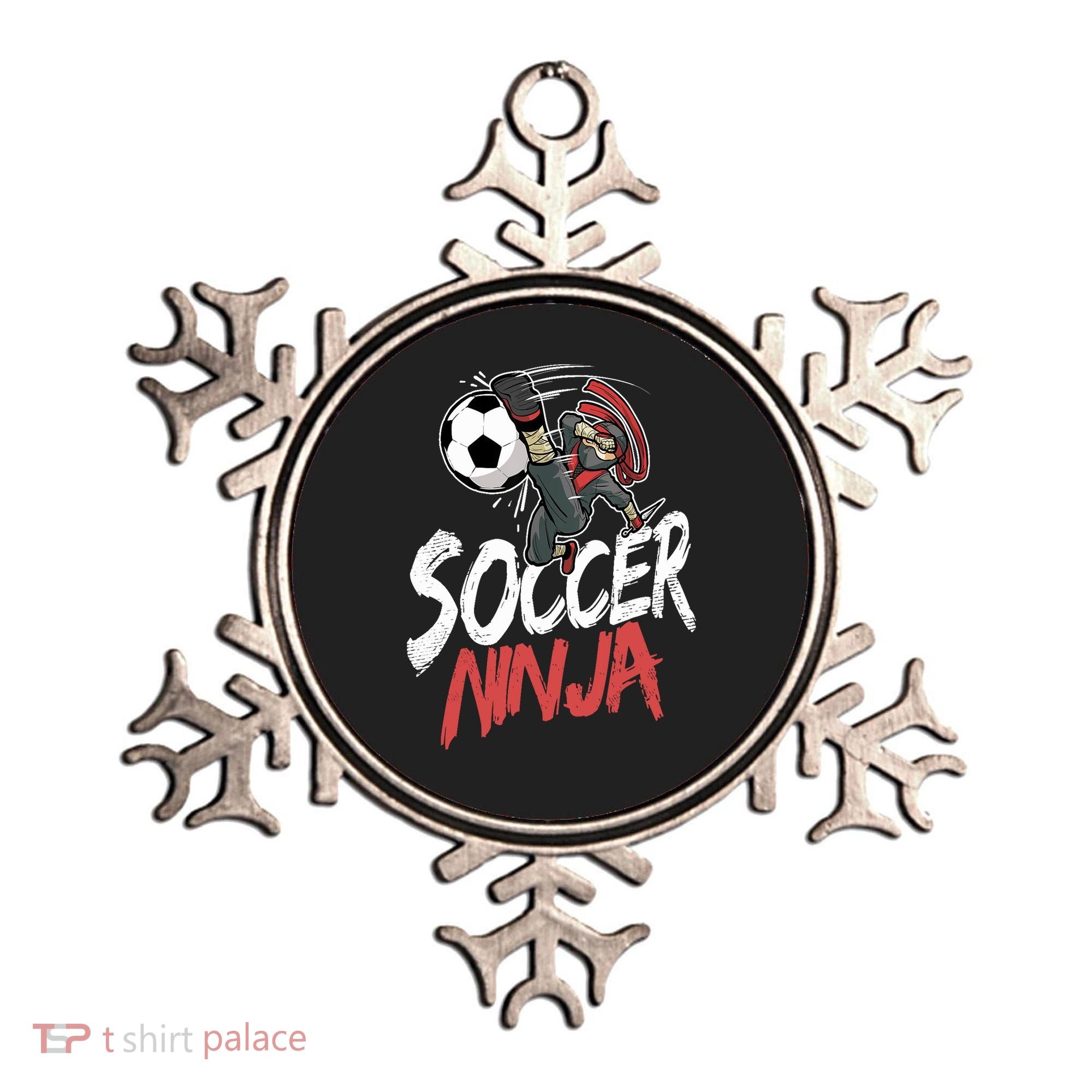 Funny Soccer Ninja Soccer Player Boy Football Lover Ornament