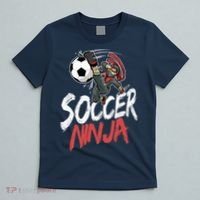 Funny Soccer Ninja Soccer Player Boy Football Lover T-Shirt thumb 5