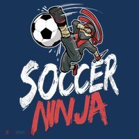 Funny Soccer Ninja Soccer Player Boy Football Lover T-Shirt thumb 7