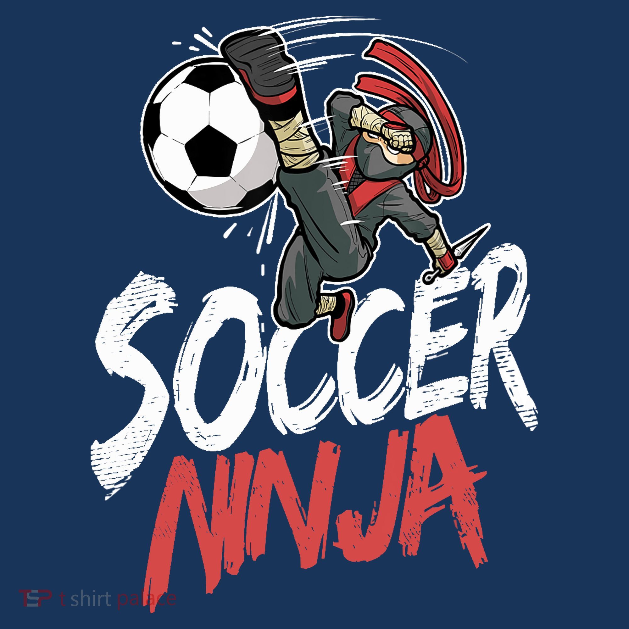 Funny Soccer Ninja Soccer Player Boy Football Lover Beanie