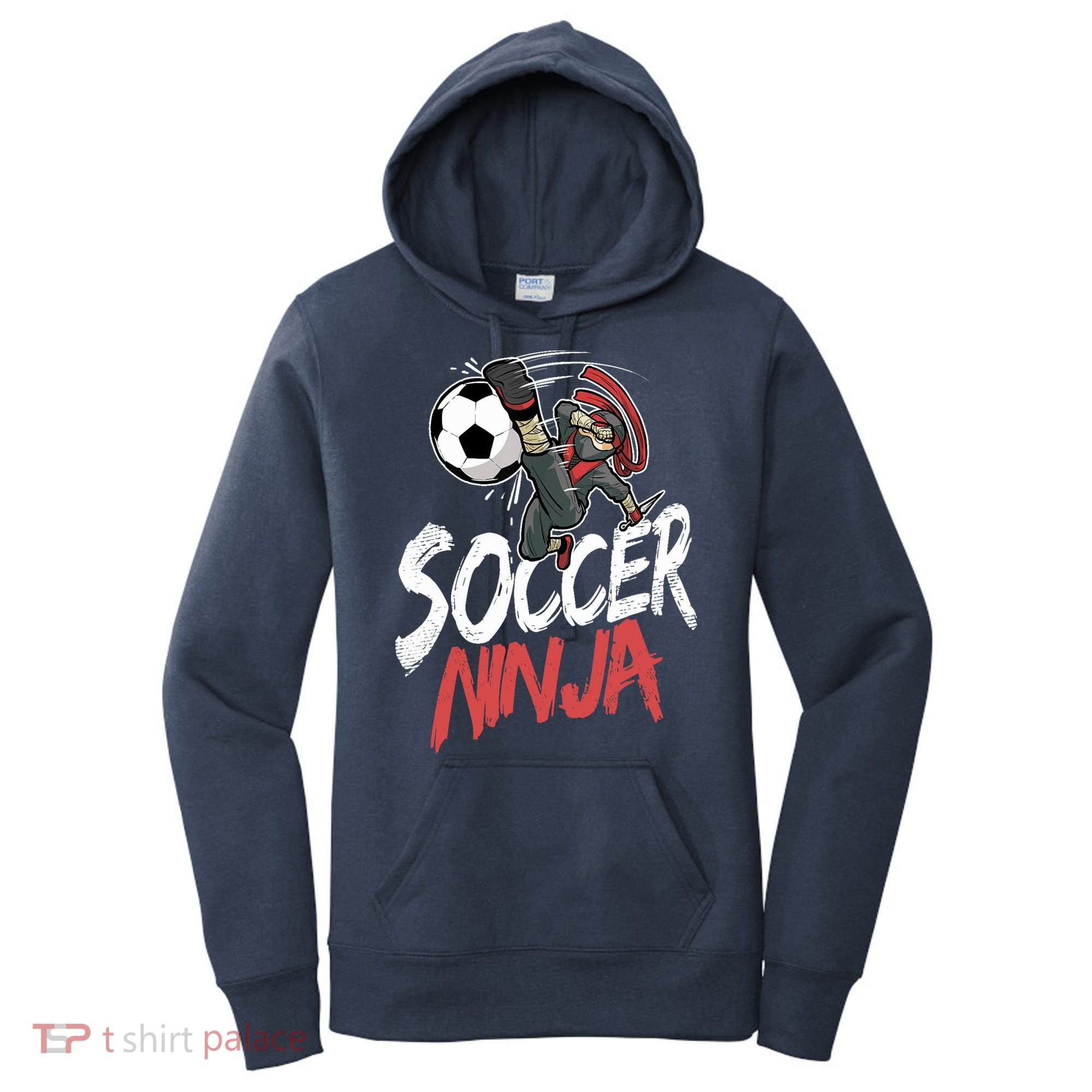 Funny Soccer Ninja Soccer Player Boy Football Lover Women's Hoodie