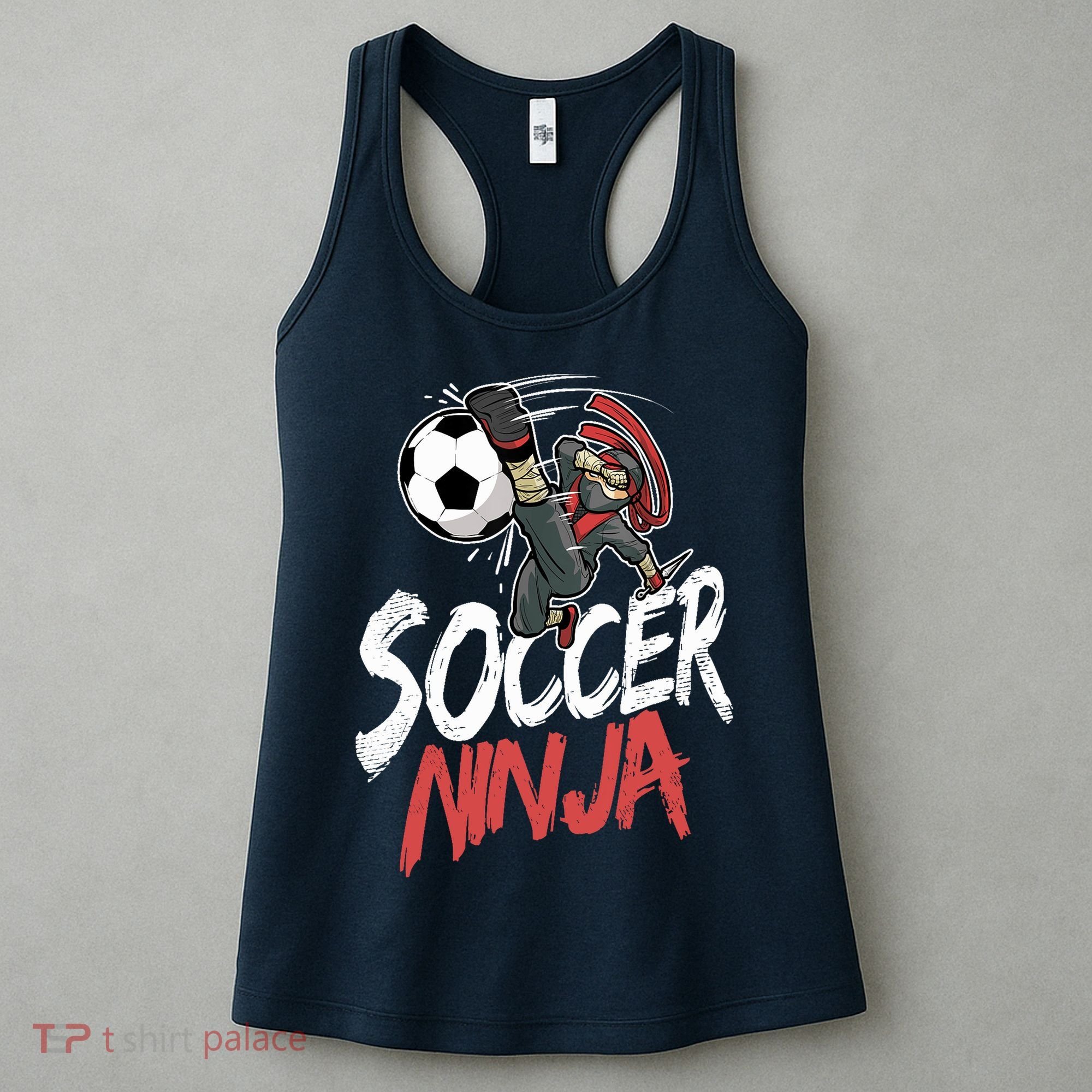 Funny Soccer Ninja Soccer Player Boy Football Lover Women's Tank Top