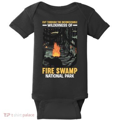 Fire Swamp National Park Baby Bodysuit