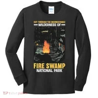 Fire Swamp National Park Kids Long Sleeve Shirt thumb 0