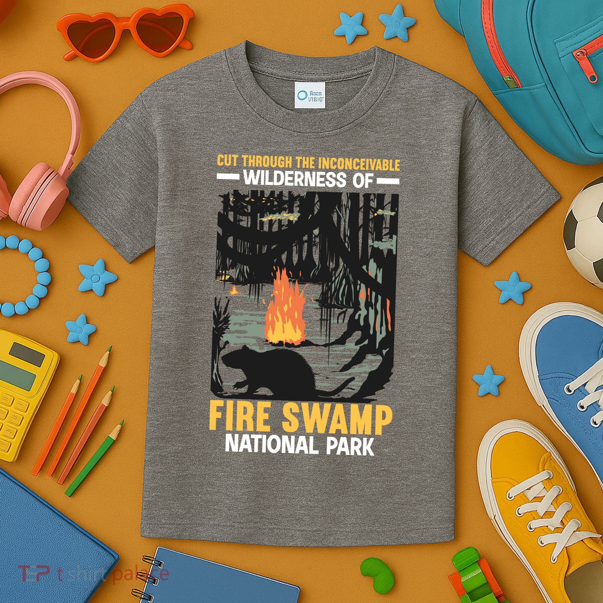 Fire Swamp National Park Kids T-Shirt
