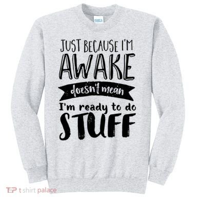 Funny Sarcastic Not A Morning Person Hate Waking Up  Sweatshirt