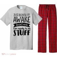 Funny Sarcastic Not A Morning Person Hate Waking Up  Pajama Set thumb 0