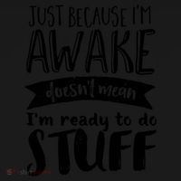 Funny Sarcastic Not A Morning Person Hate Waking Up  Ornament thumb 1