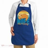 Funny Sloth Nope Not Today Retro Sloth Cute Gift Apron thumb 2