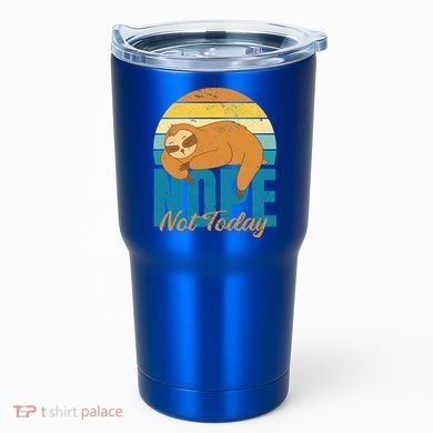 Funny Sloth Nope Not Today Retro Sloth Cute Gift Tumbler