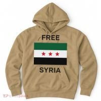 Free Syria New Syrian Flag Syria Freedom Celebration Hoodie thumb 0