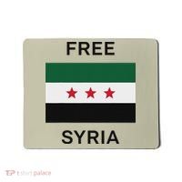 Free Syria New Syrian Flag Syria Freedom Celebration Mousepad thumb 0