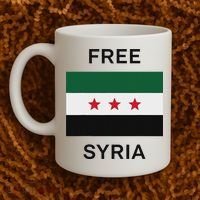 Free Syria New Syrian Flag Syria Freedom Celebration Coffee Mug thumb 2