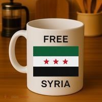 Free Syria New Syrian Flag Syria Freedom Celebration Coffee Mug thumb 4