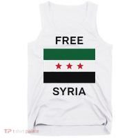 Free Syria New Syrian Flag Syria Freedom Celebration Tank Top thumb 0