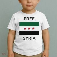 Free Syria New Syrian Flag Syria Freedom Celebration Toddler T-Shirt thumb 2
