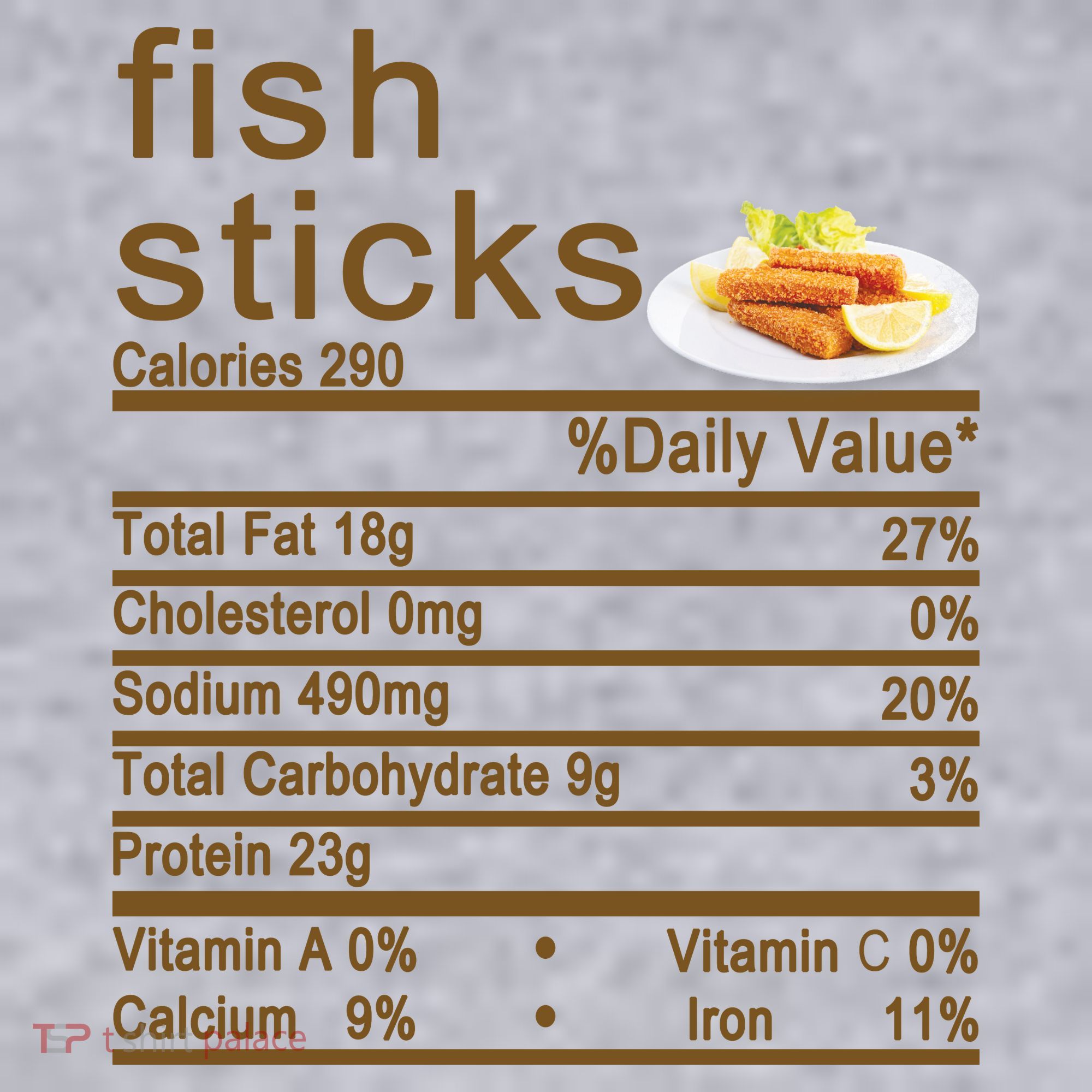 Fish Sticks Nutrition Facts Label Women's Sweatshirt