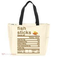 Fish Sticks Nutrition Facts Label Tote Bag thumb 0