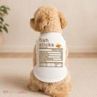 Fish Sticks Nutrition Facts Label Doggie Tank thumb 2