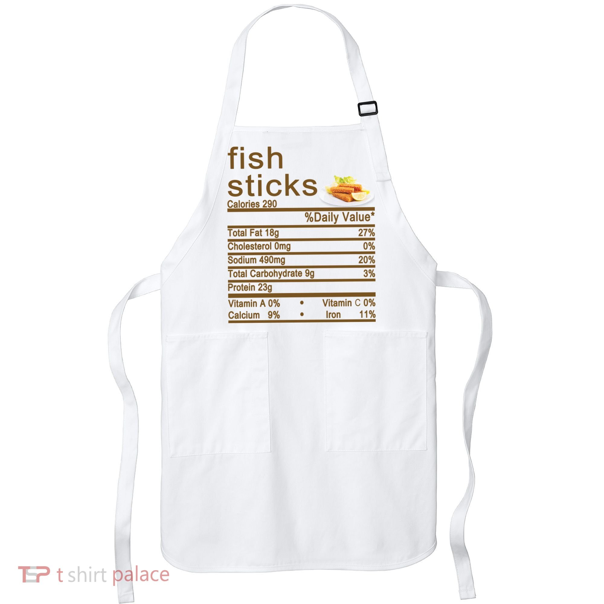 Fish Sticks Nutrition Facts Label Apron