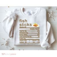 Fish Sticks Nutrition Facts Label Sweatshirt thumb 2