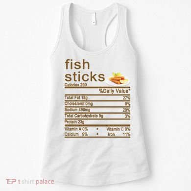 Fish Sticks Nutrition Facts Label Women's Tank Top