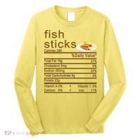 Fish Sticks Nutrition Facts Label Long Sleeve Shirt thumb 0