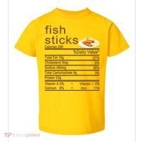Fish Sticks Nutrition Facts Label Toddler T-Shirt thumb 0