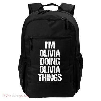 Funny Saying Name Olivia Cute Gift Backpack