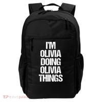 Funny Saying Name Olivia Cute Gift Backpack thumb 0