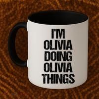 Funny Saying Name Olivia Cute Gift Coffee Mug thumb 2