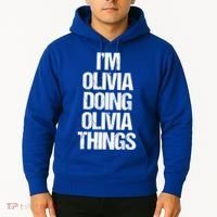 Funny Saying Name Olivia Cute Gift Hoodie thumb 2
