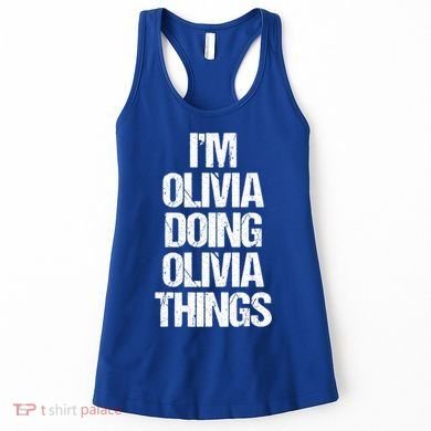 Funny Saying Name Olivia Cute Gift Women's Tank Top